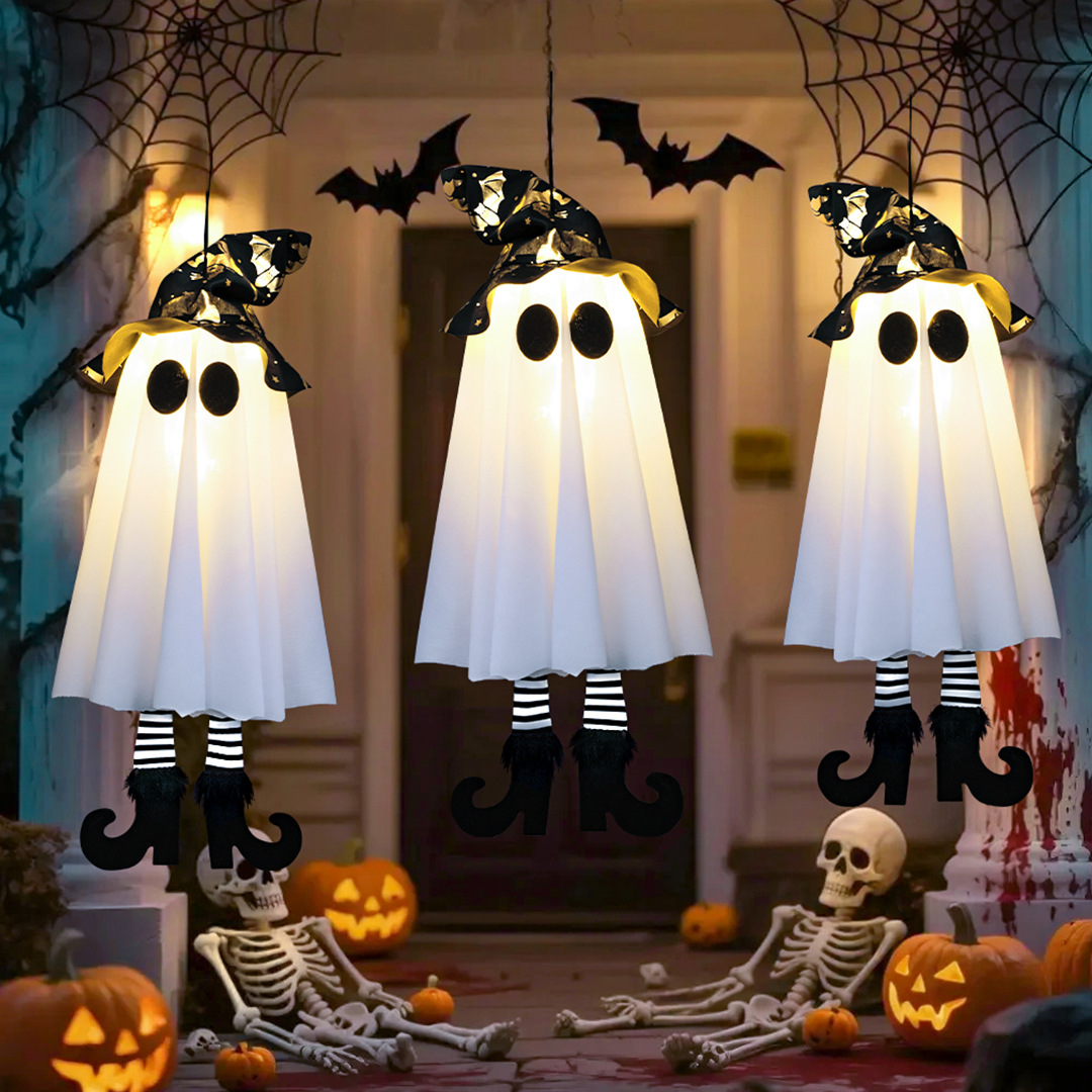 Outdoor Lighting On House - 1/3 pièces Halloween LED éclairer sorcière