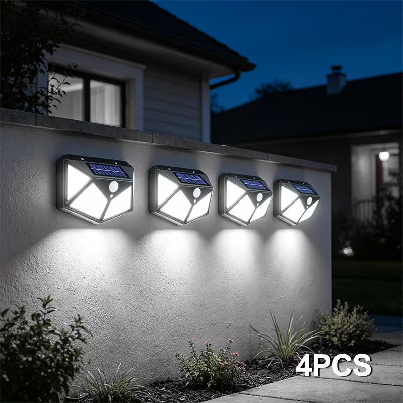 Outdoor Lighting Experts - Lampe solaire murale à 100 LED