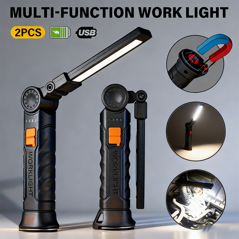 Hanging Outdoor Lighting - Lampe de poche LED COB Portable,