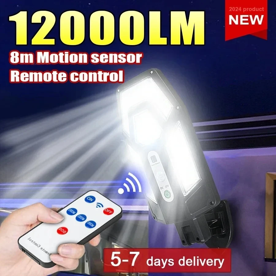 Outdoor Lighting Experts - 12000LM lampe murale solaire puissante avec