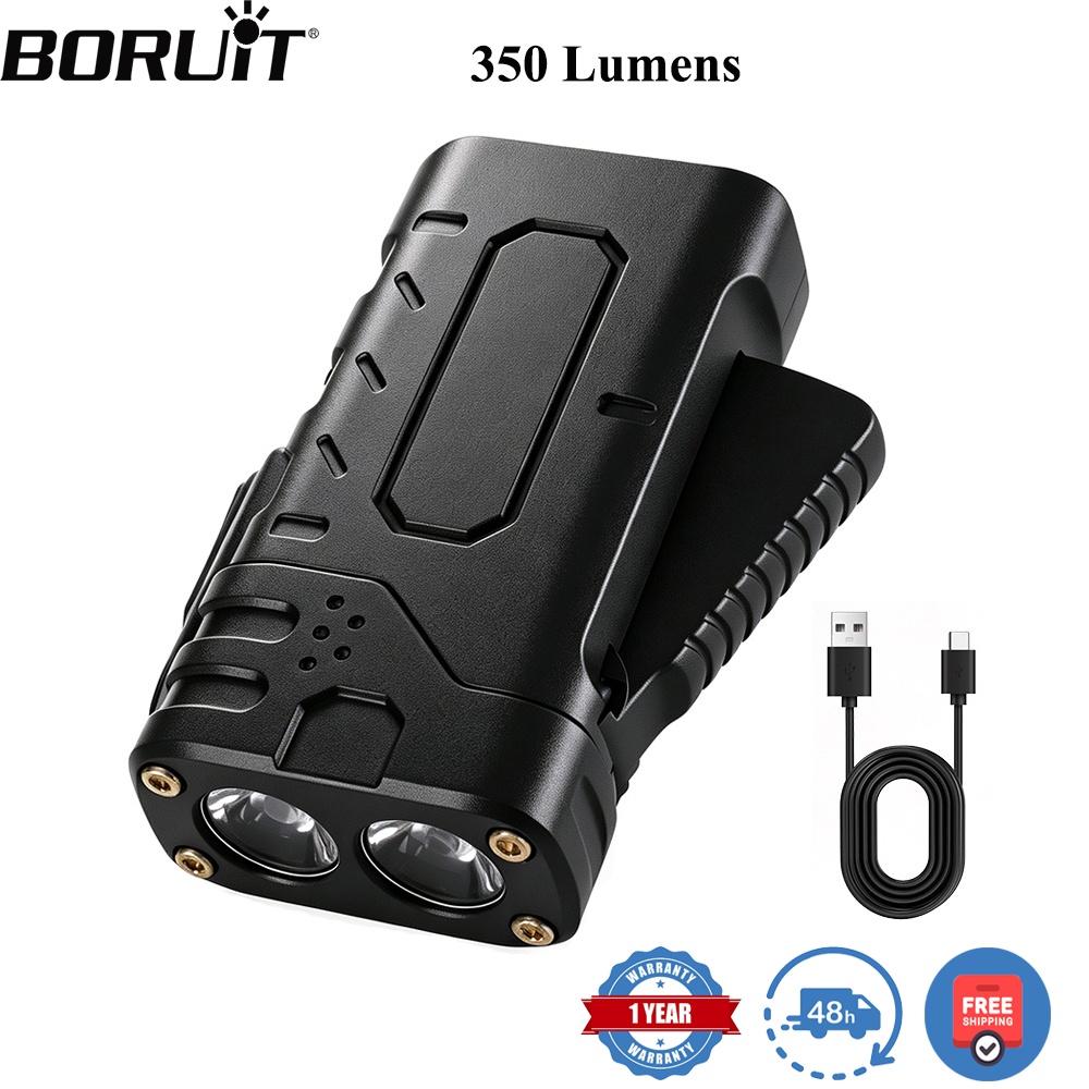 Outdoor Lighting Globes - BORUIiT Lampe de poche LED EDC