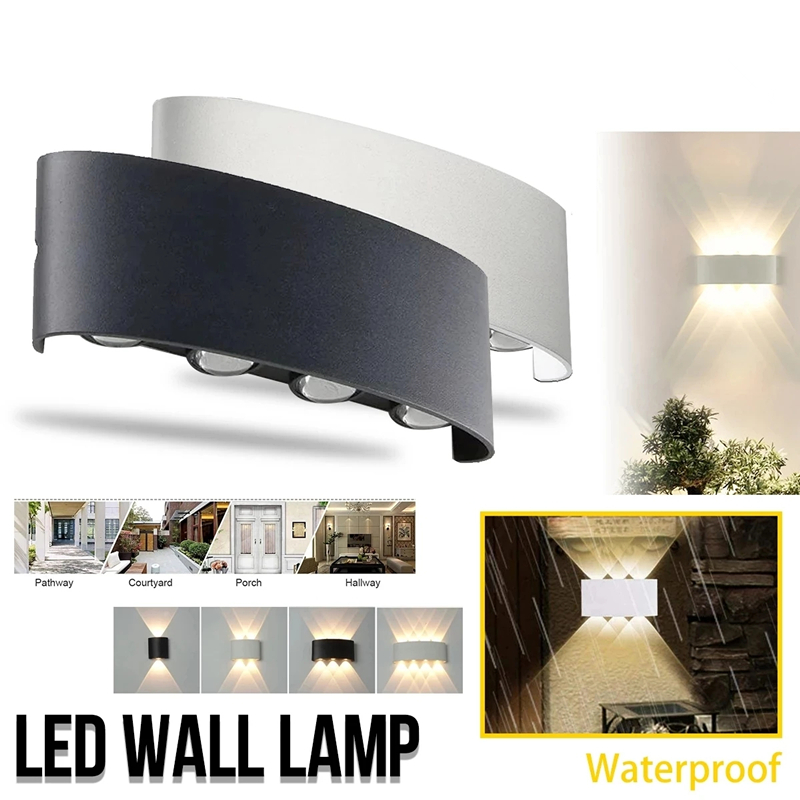 Outdoor Lighting On House - Applique murale Led au design moderne,