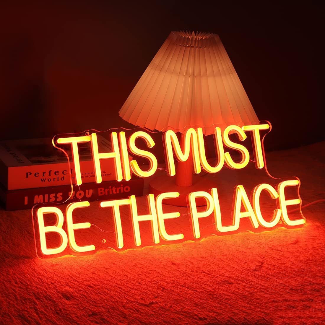 Enseigne néon LED « THIS MUST  - Outdoor Lighting Quotes avis et prix