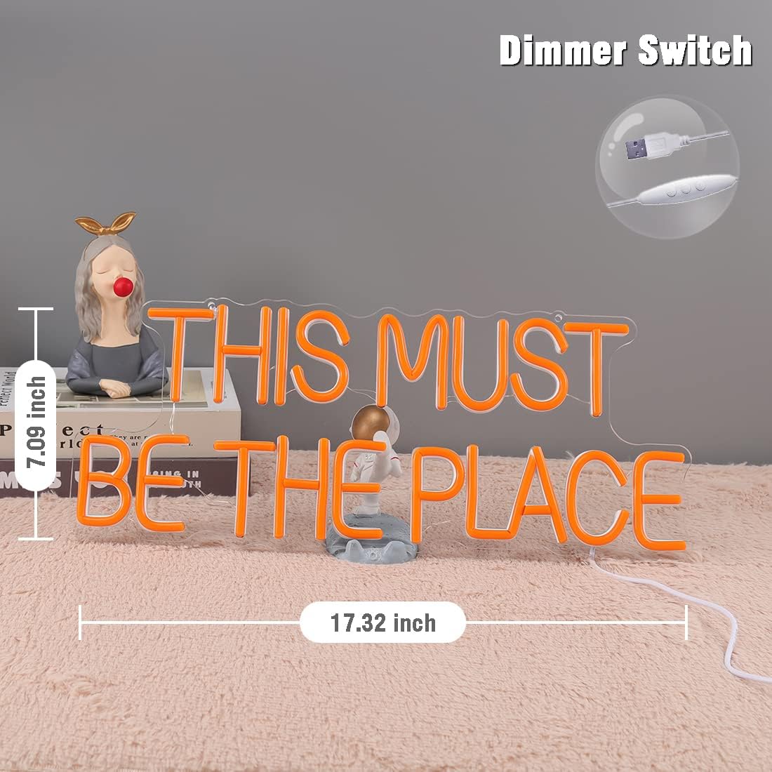 Enseigne néon LED « THIS MUST  - Outdoor Lighting Quotes avis et prix