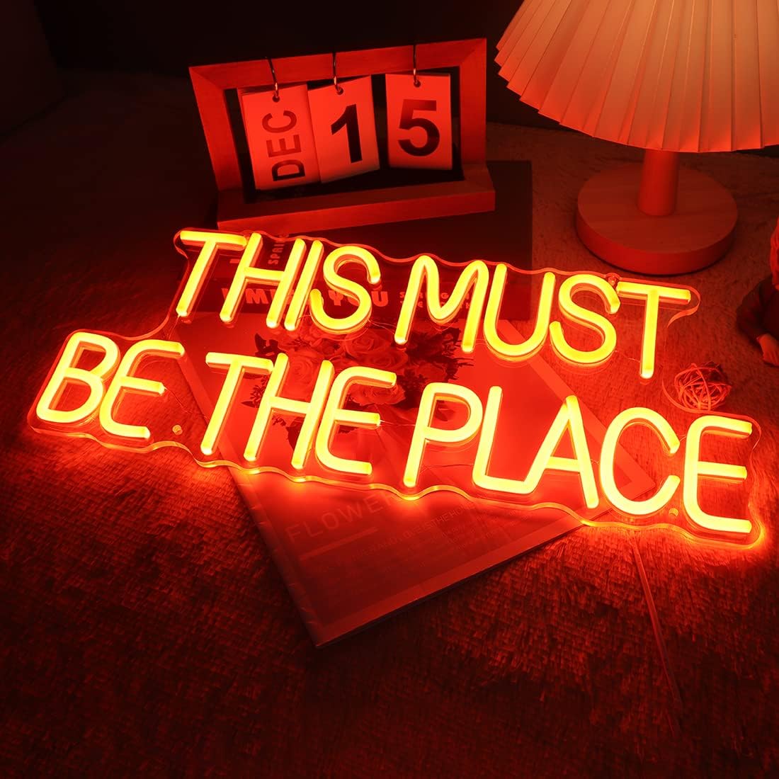 Enseigne néon LED « THIS MUST  - Outdoor Lighting Quotes avis et prix
