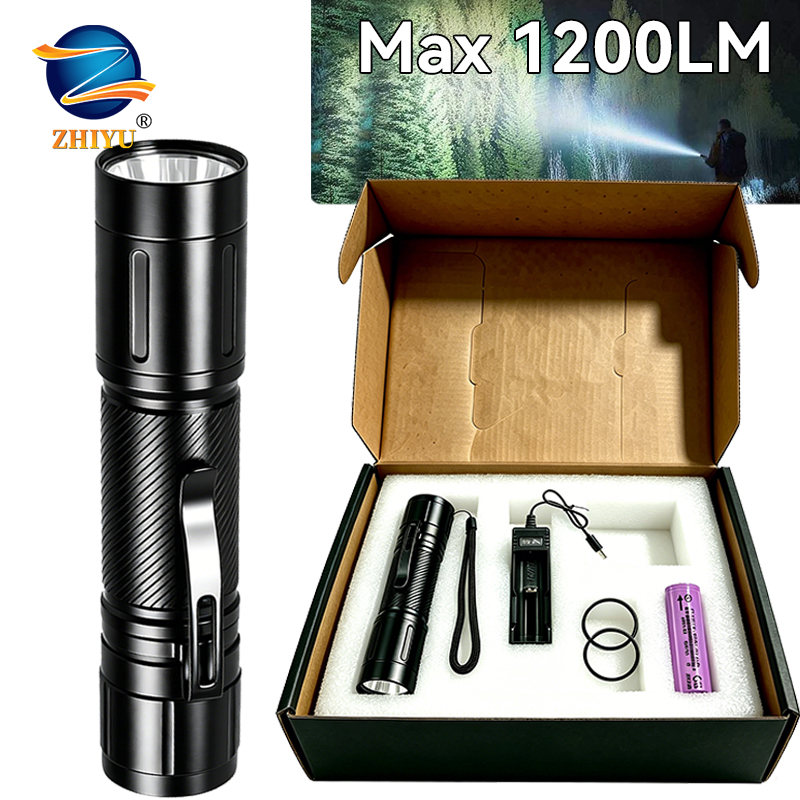 Lampe torche LED à focalisatio - Outdoor Lighting Battery Powered avis et prix