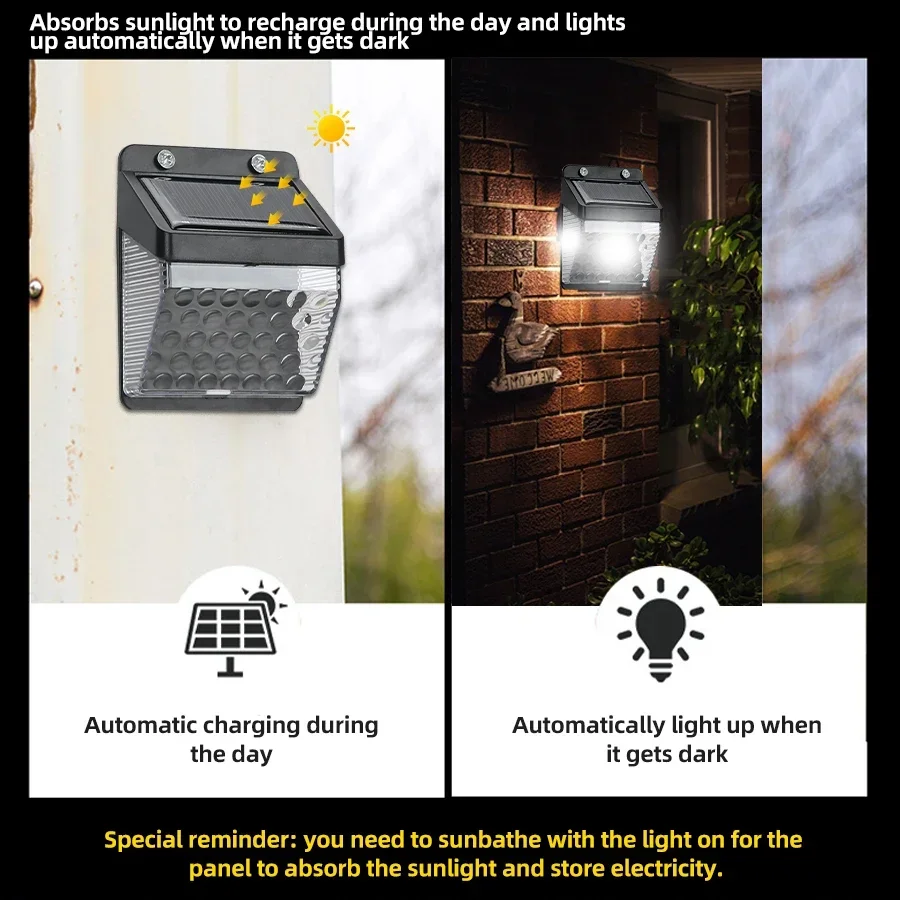 Lampe solaire LED avec capteur - Outdoor Lighting On House avis et prix