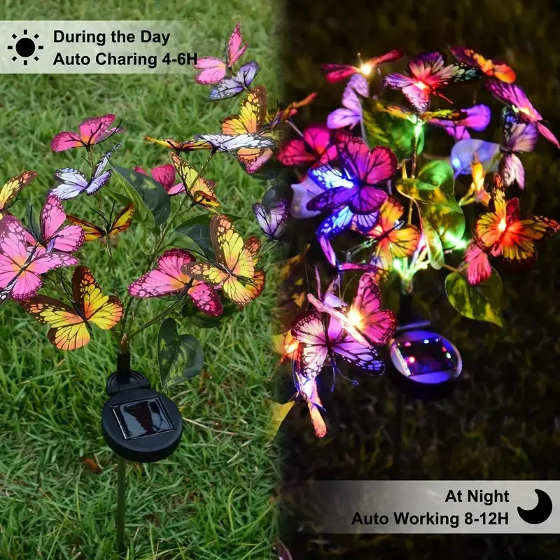 Le jardin solaire de papillon  - Photocell Outdoor Lighting avis et prix