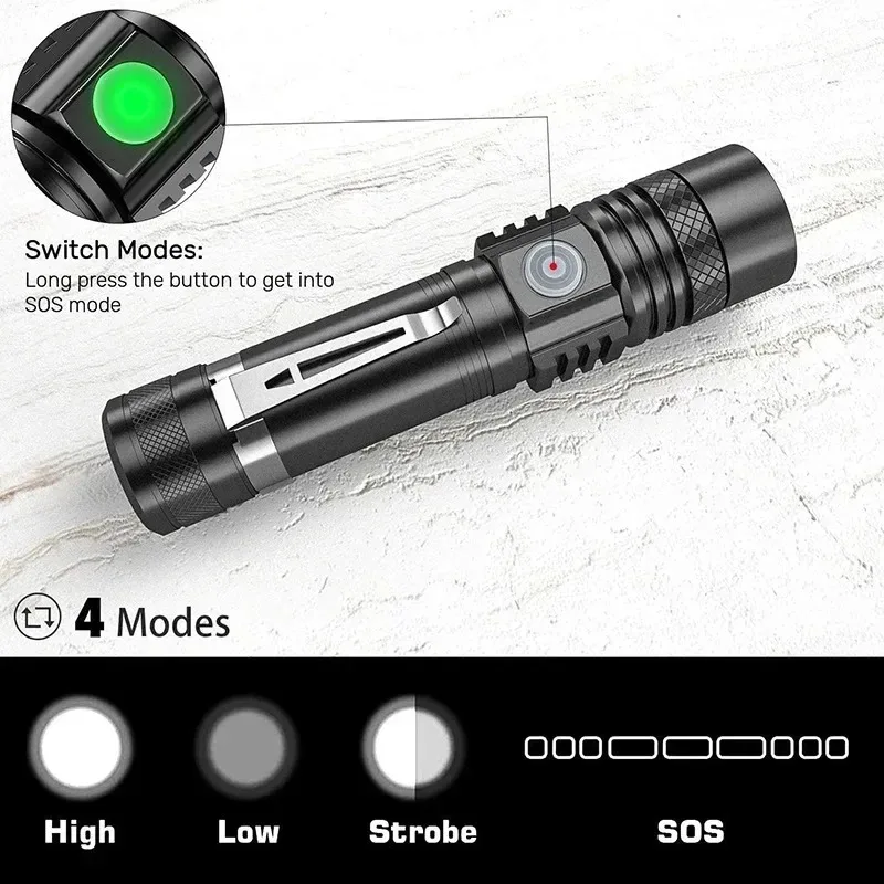 Lampe de poche portative T6 Re - Outdoor Lighting On House avis et prix