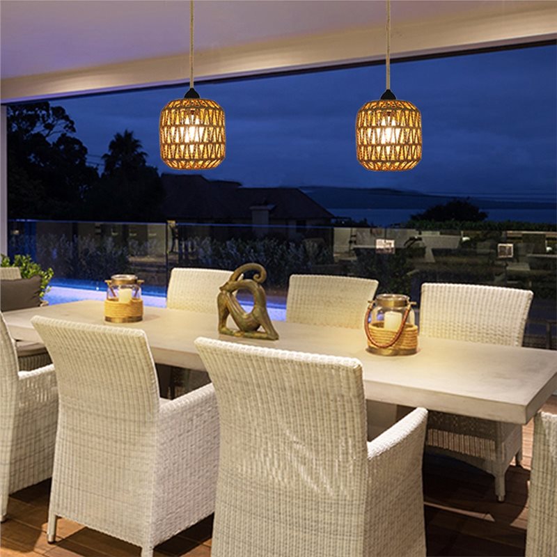 Lustre d'extérieur à piles, lu - Outdoor Lighting Chandelier avis et prix