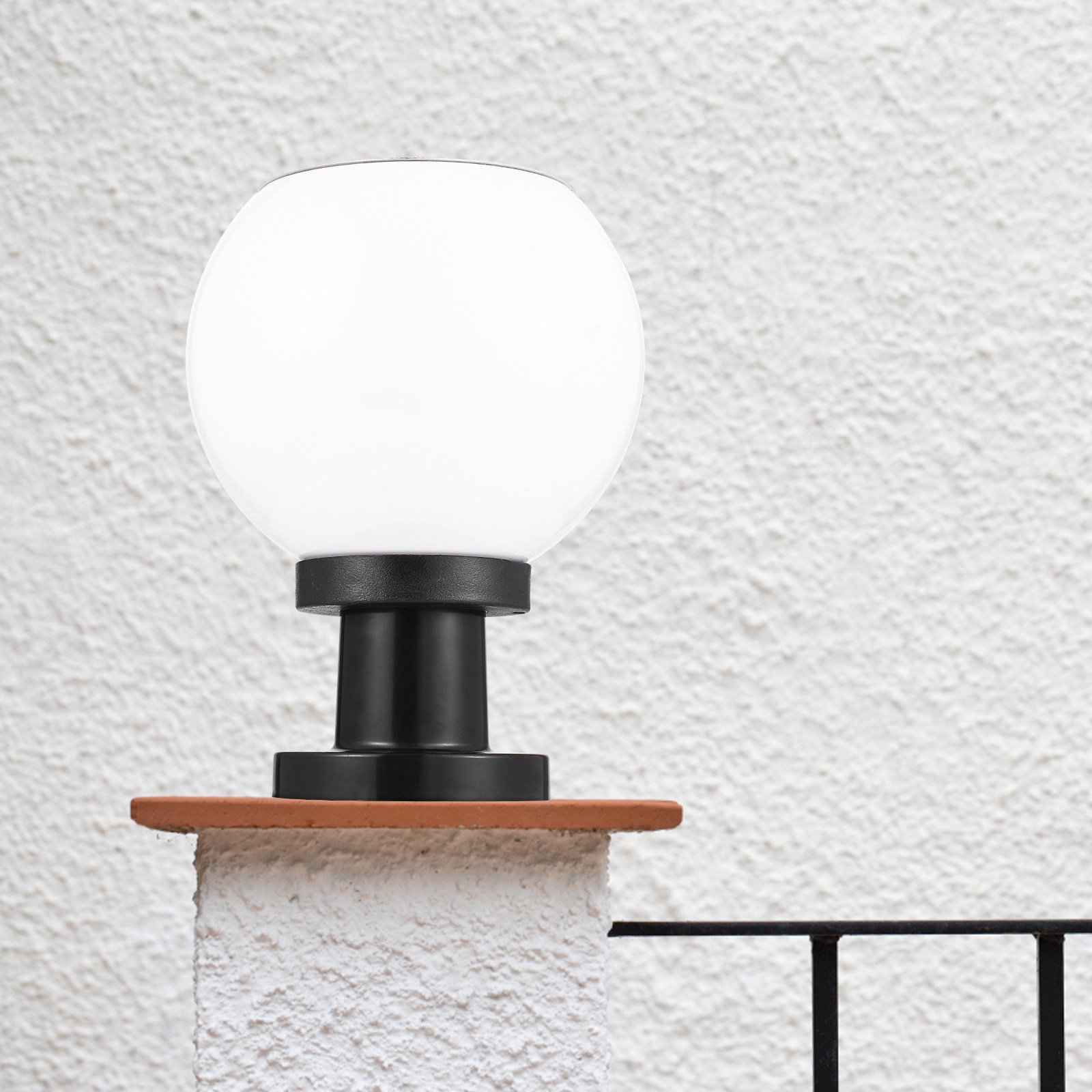 Lampe solaire murale ronde à L - Outdoor Lighting Battery Powered avis et prix