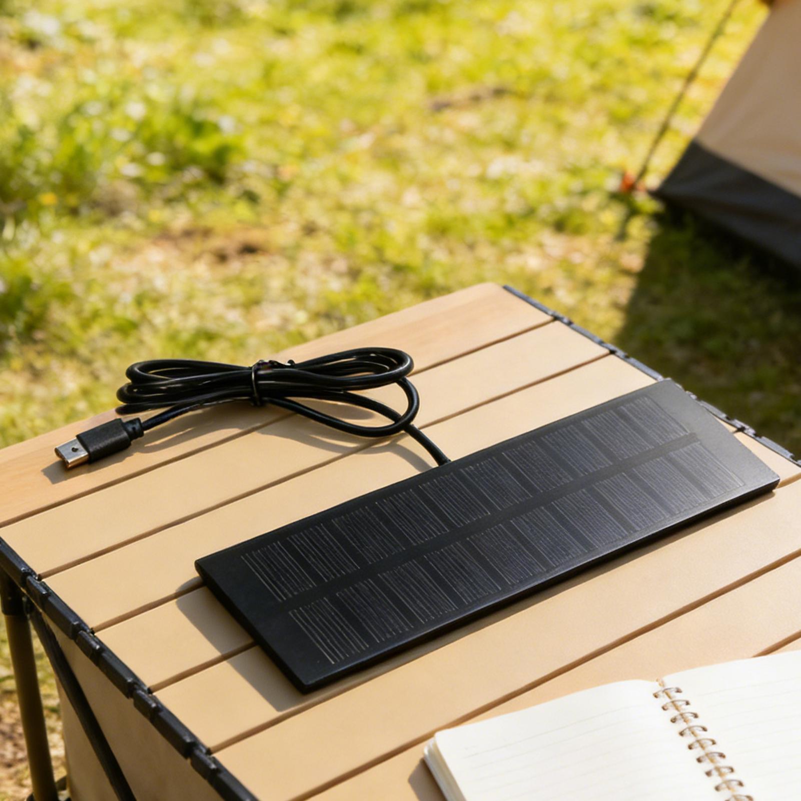 Panneau solaire portable 5W 5V - Photocell Outdoor Lighting avis et prix