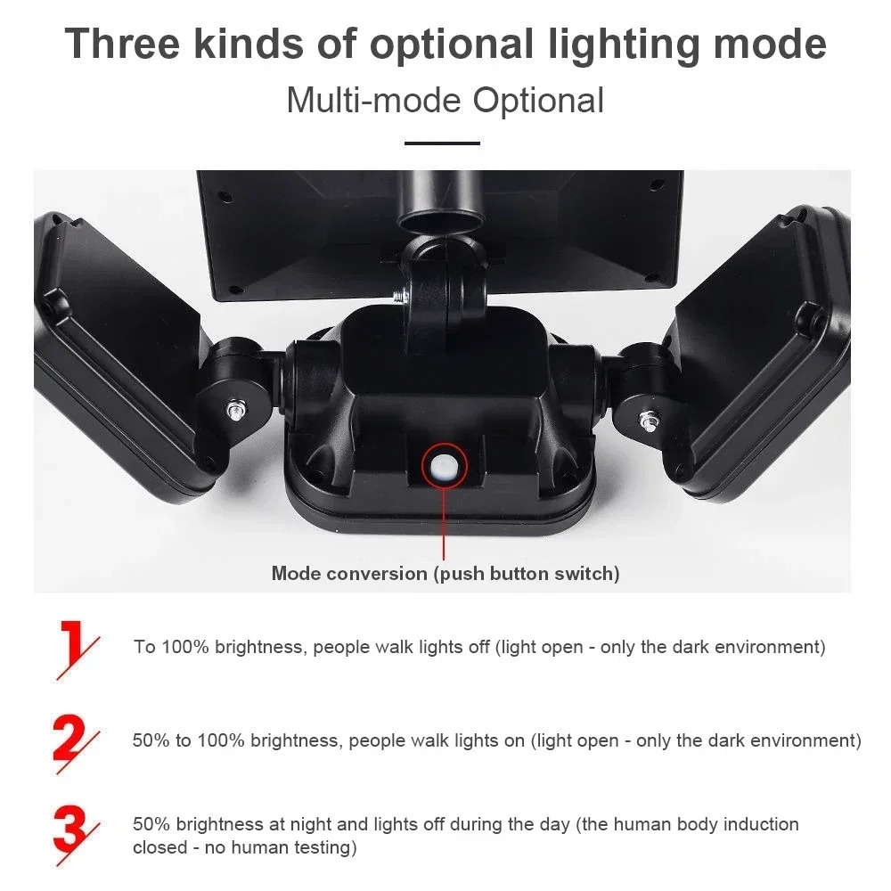 Lampe solaire LED à 3 modes av - Outdoor Lighting Experts avis et prix