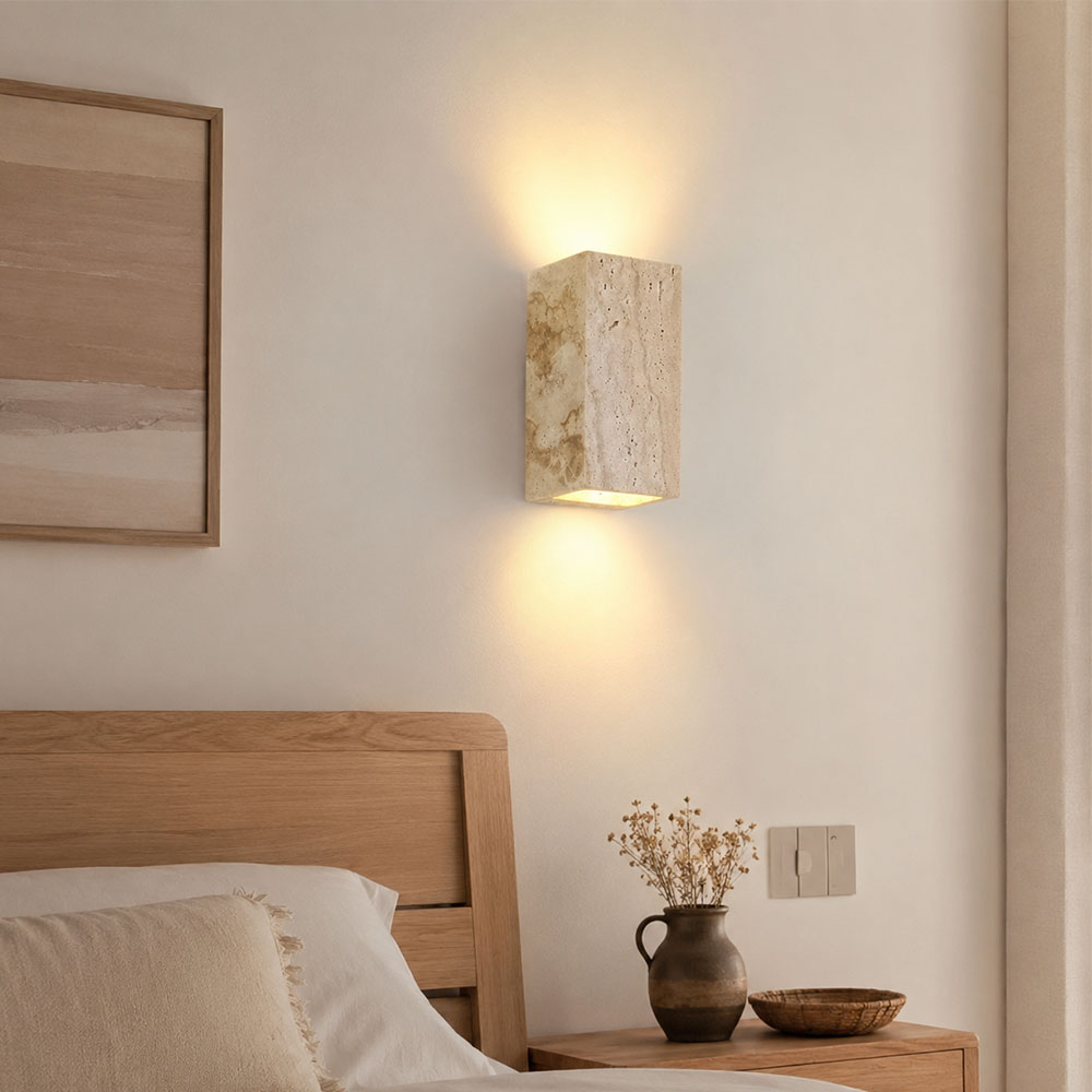 Lampe murale en pierre naturel - Outdoor Lighting On House avis et prix