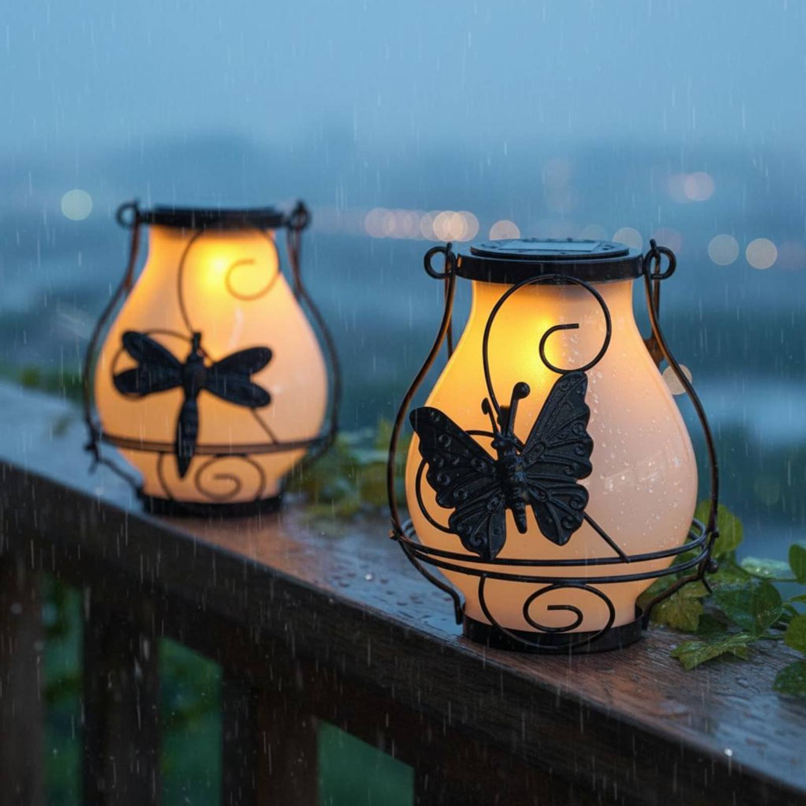 Lanterne solaire en forme de p - Outdoor Lighting Battery Powered avis et prix