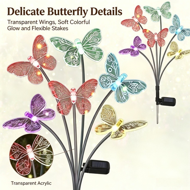 Lampes solaires en forme de pa - Outdoor Lighting Battery Powered avis et prix