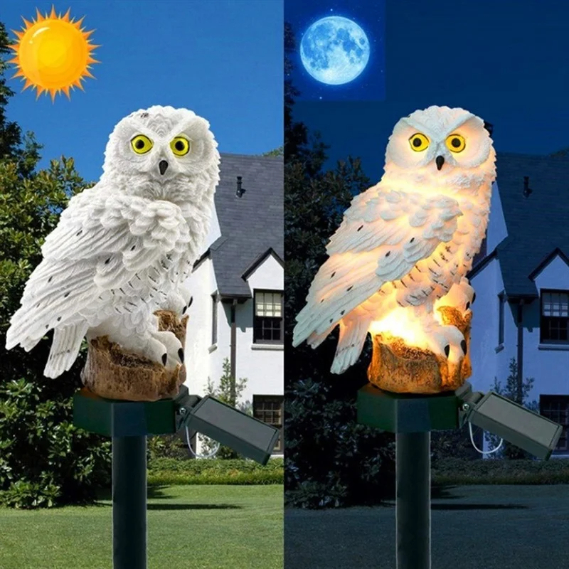Statue de hibou solaire, lumiè - Photocell Outdoor Lighting avis et prix