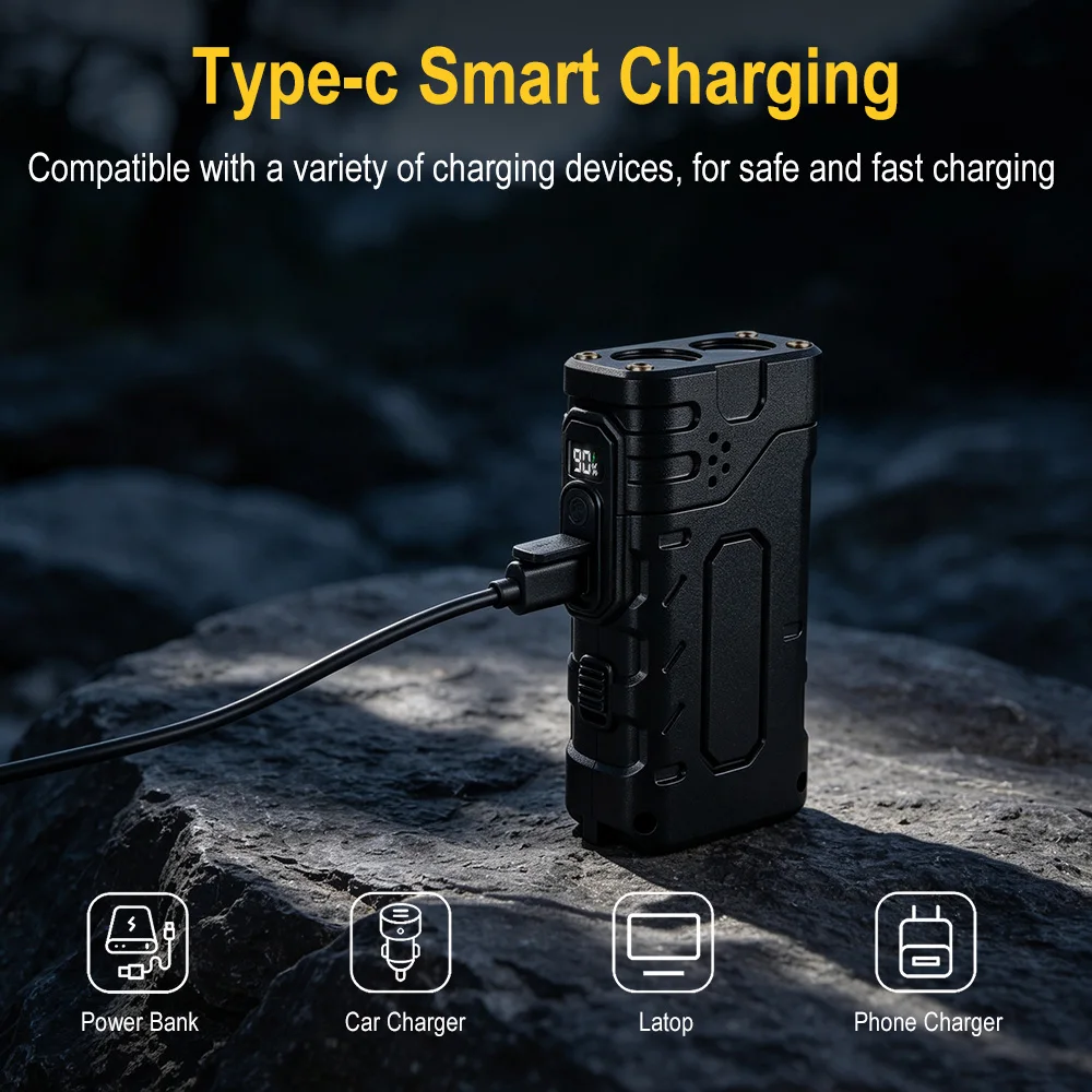 BORUIiT Lampe de poche LED EDC - Outdoor Lighting Globes avis et prix