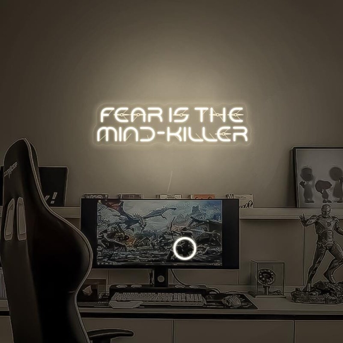 Panneau néon LED Fear Is The M - Outdoor Lighting Quotes avis et prix