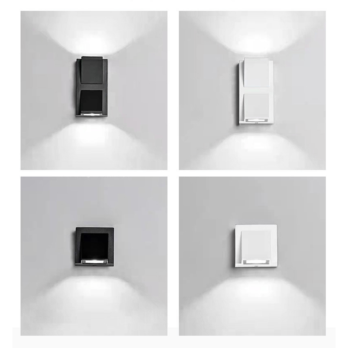 Noir/blanc Shell lampe murale  - Outdoor Lighting Art avis et prix