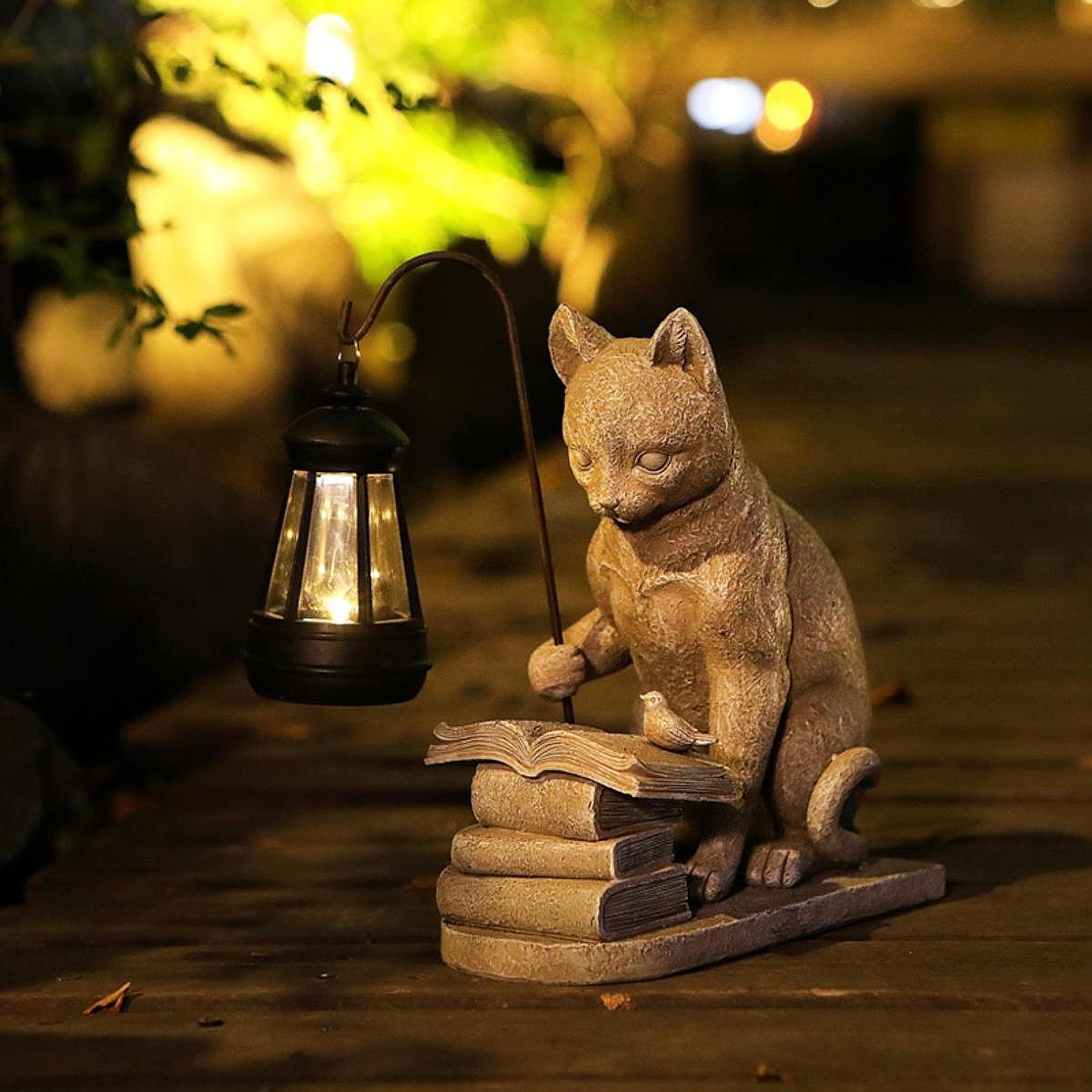 Chat solaire jardin Mini Statu - Outdoor Lighting Art avis et prix
