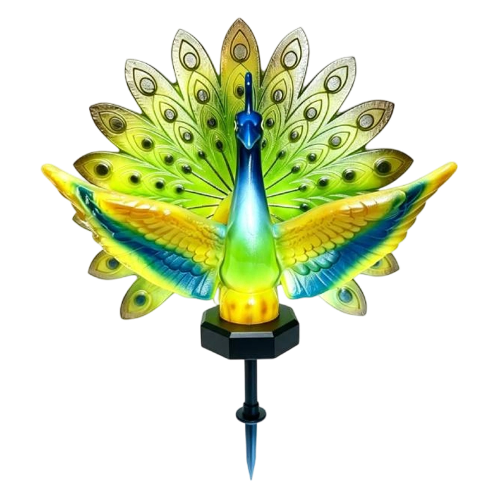 Sculpture solaire Paon à LED p - Outdoor Lighting Art avis et prix
