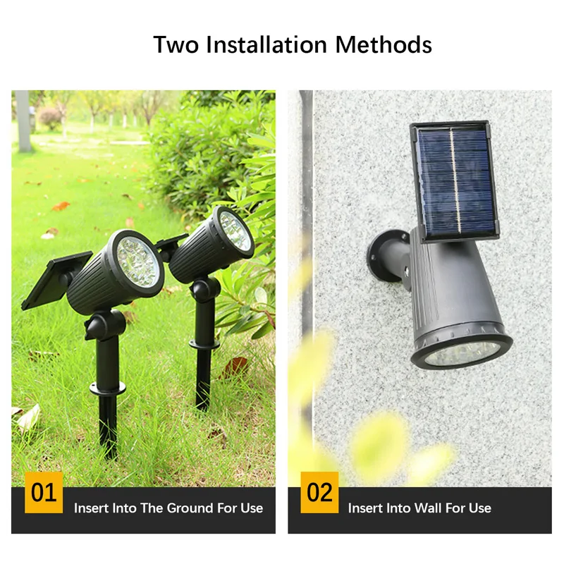 1/2PCS Lampes solaires de jard - Outdoor Lighting On House avis et prix