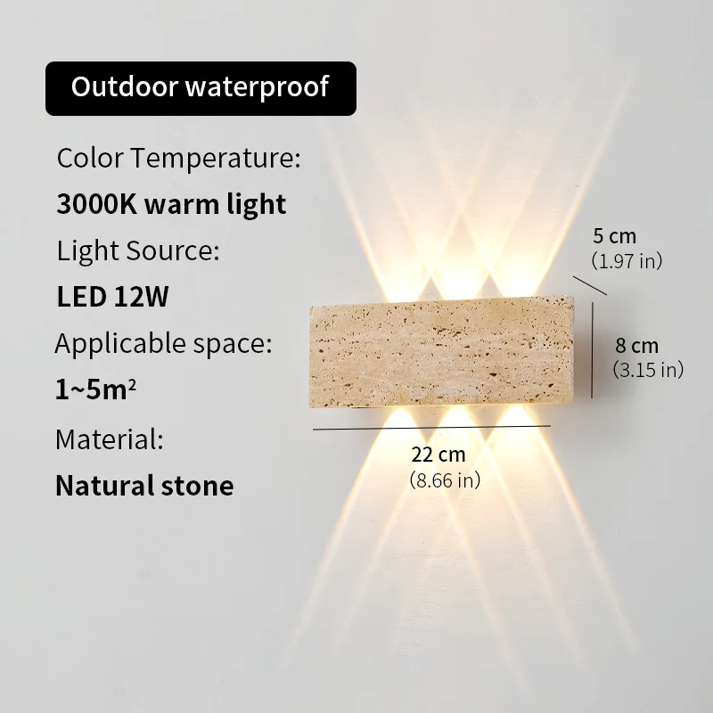 Wabi-sabi mur LED lampe jardin - Outdoor Lighting On House avis et prix