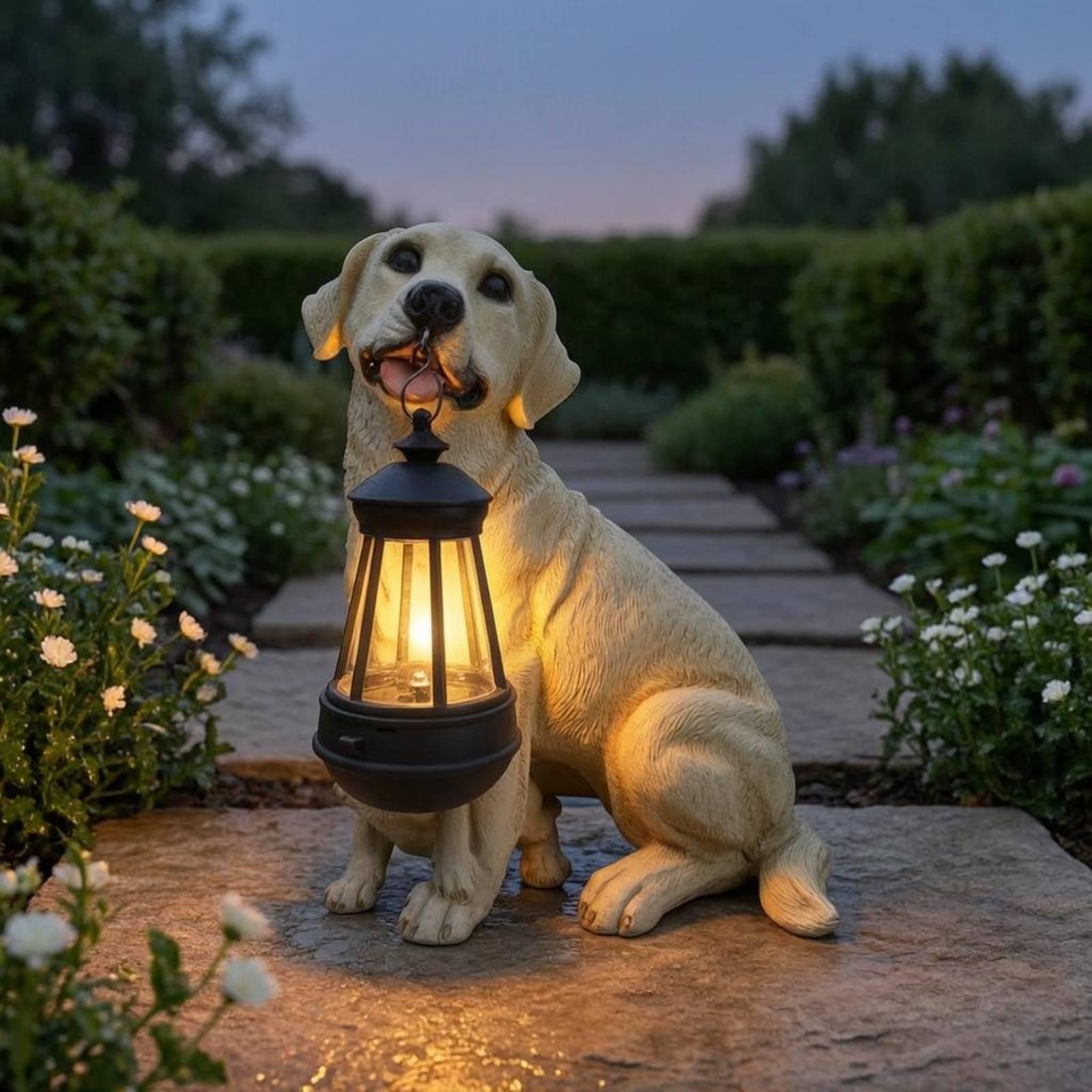 Sculpture de chien en résine d - Hanging Outdoor Lighting avis et prix