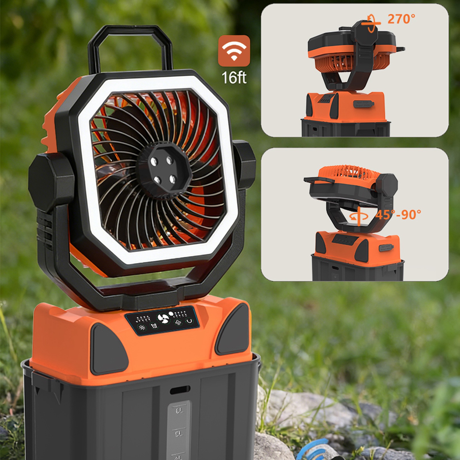 Ventilateur de camping recharg - Outdoor Lighting Battery Powered avis et prix